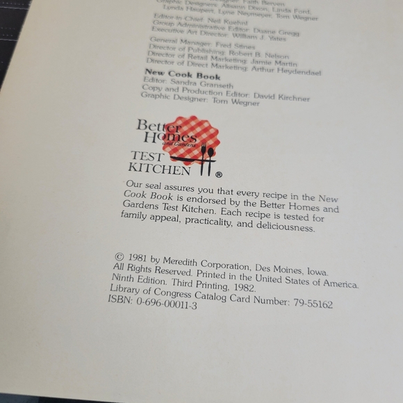 Vintage Better Homes and Gardens The NEW COOK BOOK 5 Ring Binder with Tab Index - Picture 5 of 16